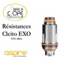 Résistances Cleito EXO de Aspire