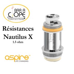 Résistances Nautilus X de Aspire