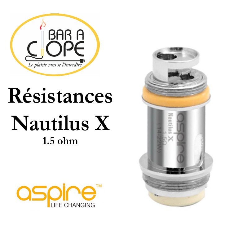 Résistances Nautilus X de Aspire