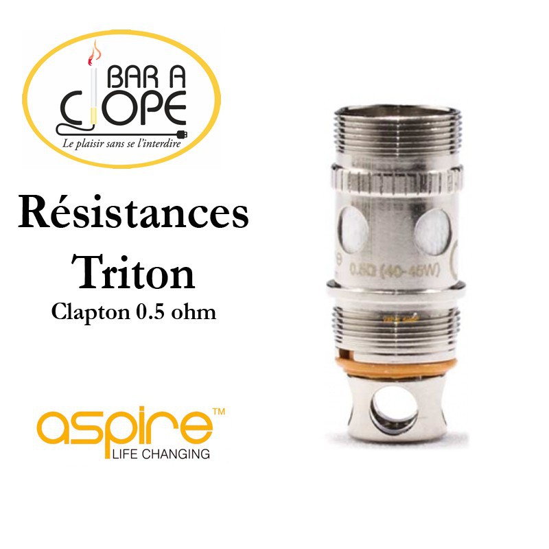 Résistances triton Clapton de Aspire