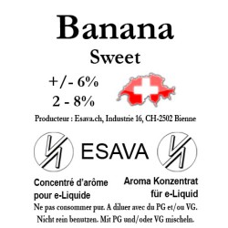 Concentré Banana Sweet 10ml de Esava