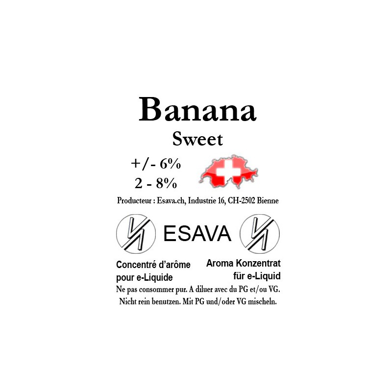 Concentré Banana Sweet 10ml de Esava