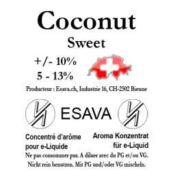 Concentré Coconut Sweet 10ml de Esava