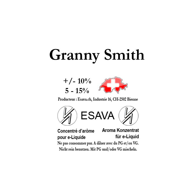 Concentré Granny Smith 10ml de Esava
