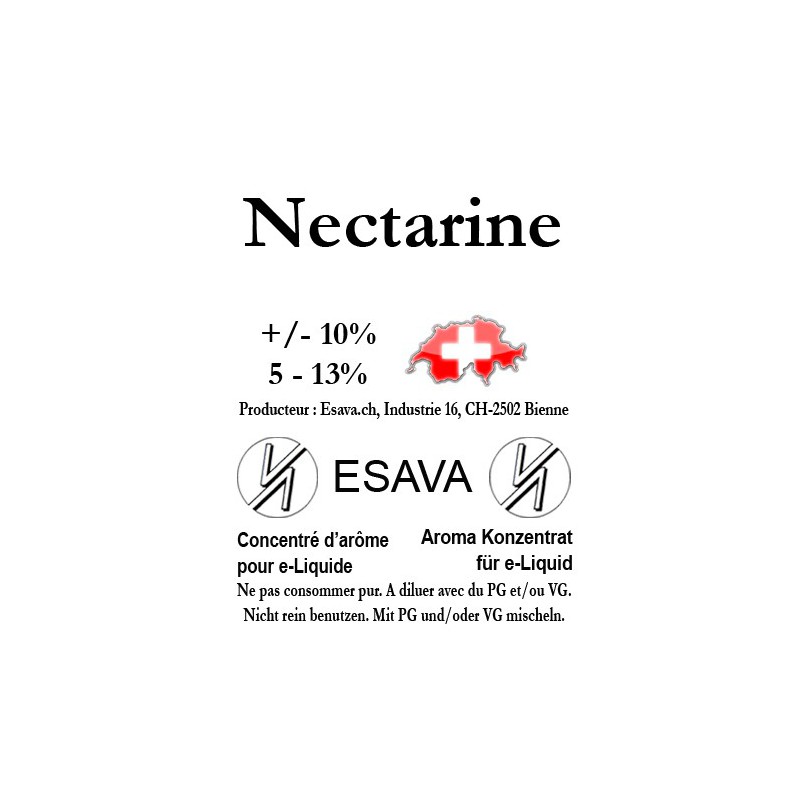 Concentré Nectarine 10ml de Esava