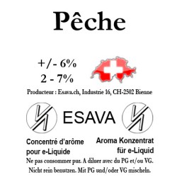 Concentré Pêche 10ml de Esava