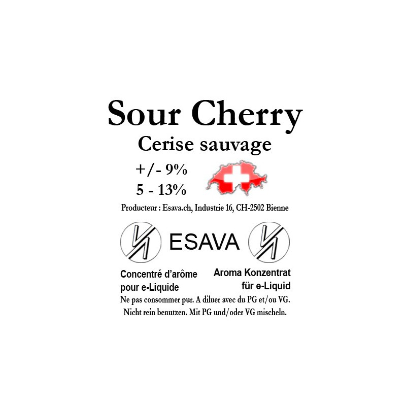 Concentré Sour Cherry 10ml de Esava