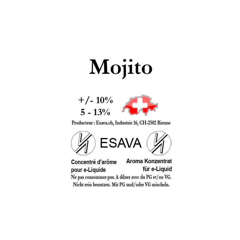 Concentré Mojito 10ml de Esava