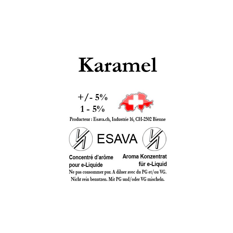 Concentré Karamel 10ml de Esava