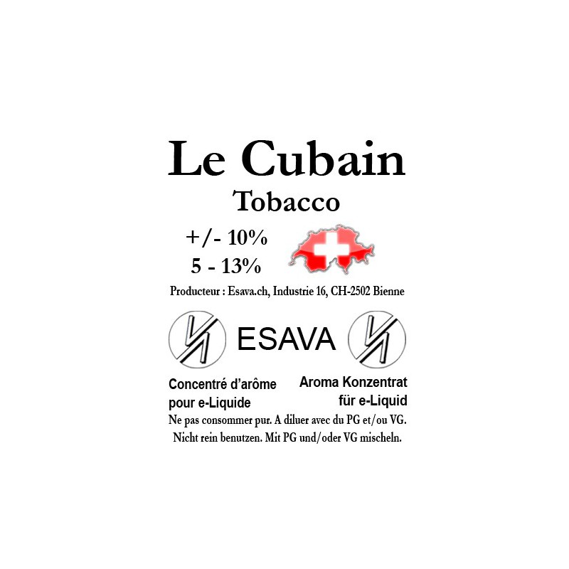 Concentré Le Cubain 10ml de Esava
