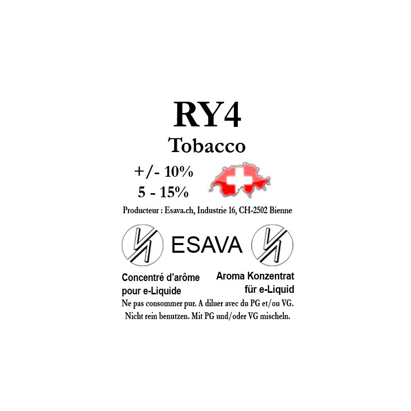 Concentré Ry4 10ml de Esava