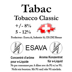 Concentré Tabac Classic 10ml de Esava