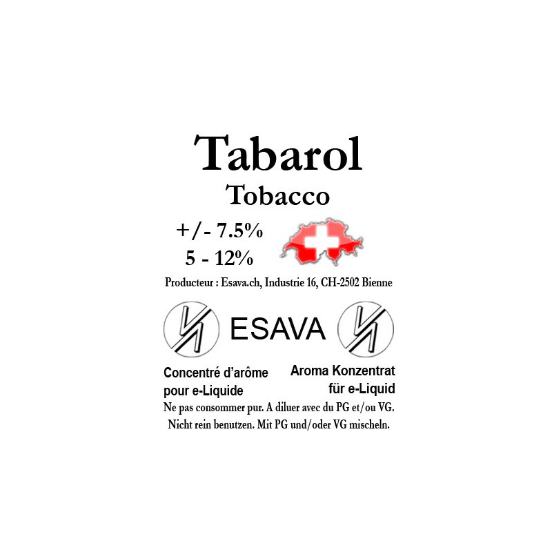 Concentré Tabarol 10ml de Esava