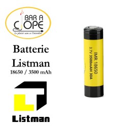 Accus / Batterie 18650 3500MAH 30A de Listman