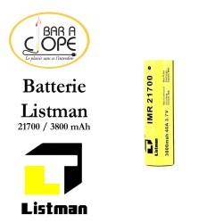 Accus / batterie 21700 3800MAH 40A de Listman